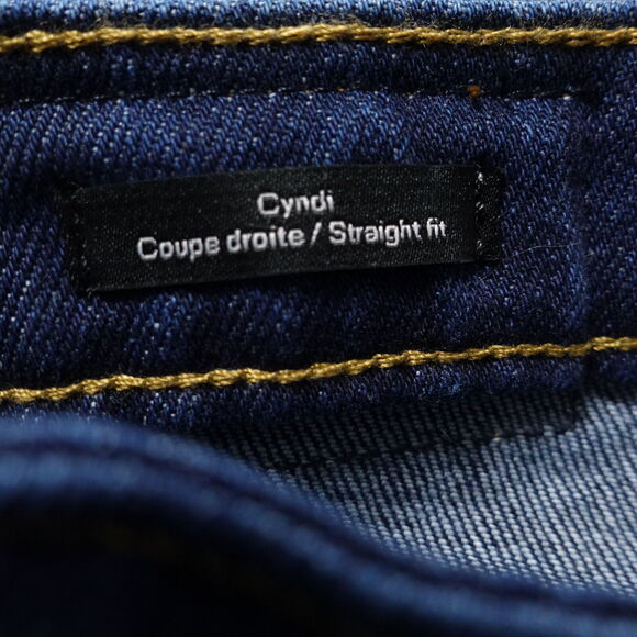 NWT FRANK AND OAK CYNDI STRAIGHT FIT DENIM BLUE JEANS WOMENS SIZE 24 NEW! - Picture 11 of 12